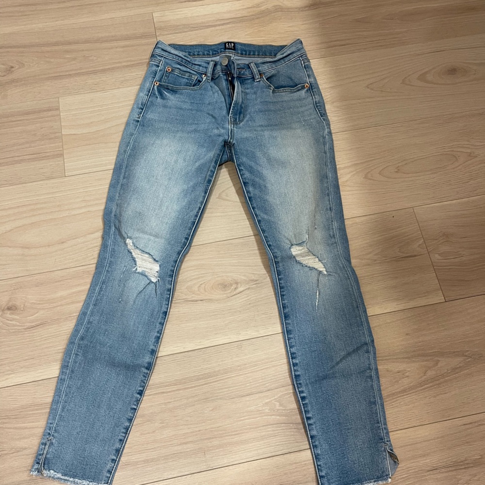 Gap denim true skinny medium wash jeans